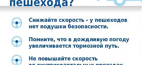 Как не сбить пешехода!